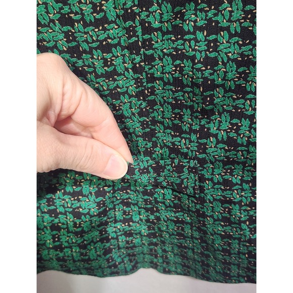 Vintage Carole Little Christmas Holiday Button Up Granny‎ Cottagecore Vest Large - Picture 3 of 8